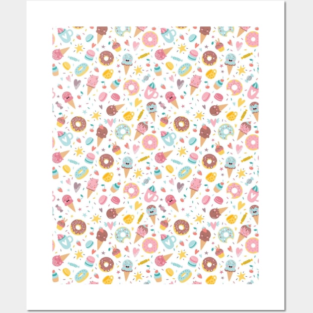 Icecream Design Wall Art by AyushiCreations